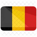 Belgica Bandera Pais Icono