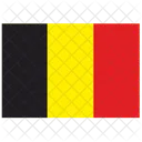 Belgica Pais Bandera Icono