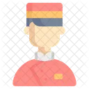 Bellboy Doorman Room Service Icon