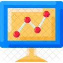 Berichterstattung Diagramm Wachstumsdiagramm Symbol