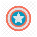 Beschriftung Amerika Abzeichen Captain America Superheld Symbol