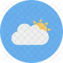 Wolke Sonne Wetter Symbol