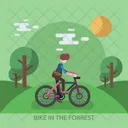 Bicicleta Forrest Parque Icono