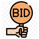 Bid Paddle  Icon