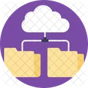 Cloud Data Storage Icon