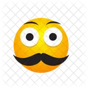 Emoji de bigode  Ícone