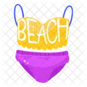 Beachwear Bikini Summer Wear Icon