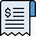 Bill Invoice Receipt Icon