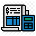 Bill Receipt Invoice Document Financial Receipt Icon