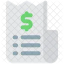 Bill Receipt  Icon