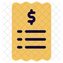 Bill Receipt  Icon