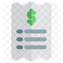 Bill Receipt Payment Receipt Payment Icon