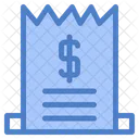 Bill Receipt Payment Receipt Invoice Receipt Icon