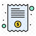 Bill Receipt  Icon