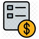 Bill Receipt  Icon