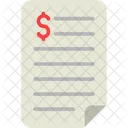 Bill Receipt  Icon