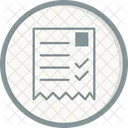 Bill Invoice Payment Slip Icon