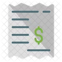 Bill Receipt  Icon