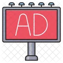 Ads Banner Billboard Icon