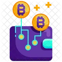 Billetera Bitcoin Billetera Digital Billetera Icono