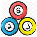 Billiard Balls Cue Sports Pool Ball Icon