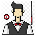 Avatar Billiards Pool Cue Icon