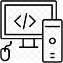 Binary Coding Development Icon