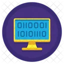 Binary Code Data Icon