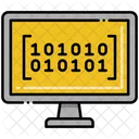 Binary Code Data Icon