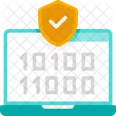 Binary Security Coding Icon