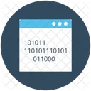 Binary Numbers Coding Icon