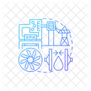 Binary-cycle power plants  アイコン