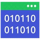 Binary Digits Binary Bits Icon