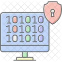 Binary Encryption Ai Icon