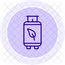 Bio Gas Line Icon Icon