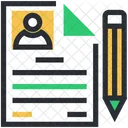 Biodata Cv Job Icon