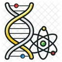 DNA、DNA鎖、生物学 アイコン