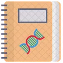 Dna Notebook Science Icon