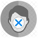 Rostro Biometria Cancelar Icono