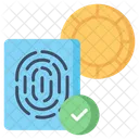 Biometric Verification  Icon