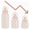 出生率の低下、高齢化社会、赤ちゃん アイコン