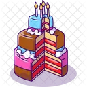 Birthday Cake Cake Dessert Icon