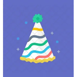 Birthday Cap  Icon