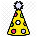 Birthday Cap Party Cap Cone Hat Icon