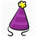 Birthday Cap Party Cap Cone Hat Icon