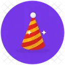 Birthday Cap Party Cap Cone Hat Icon