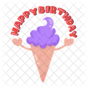 Birthday Cone  Icon