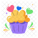 Birthday Sweet Birthday Dessert Birthday Cupcake Icon