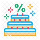 Birthday Sale Discount Icon