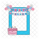 Birthday Card Frame Icon